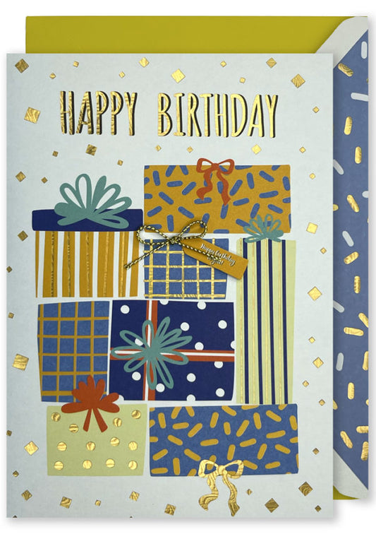 Birthday Card | Presents with Tags