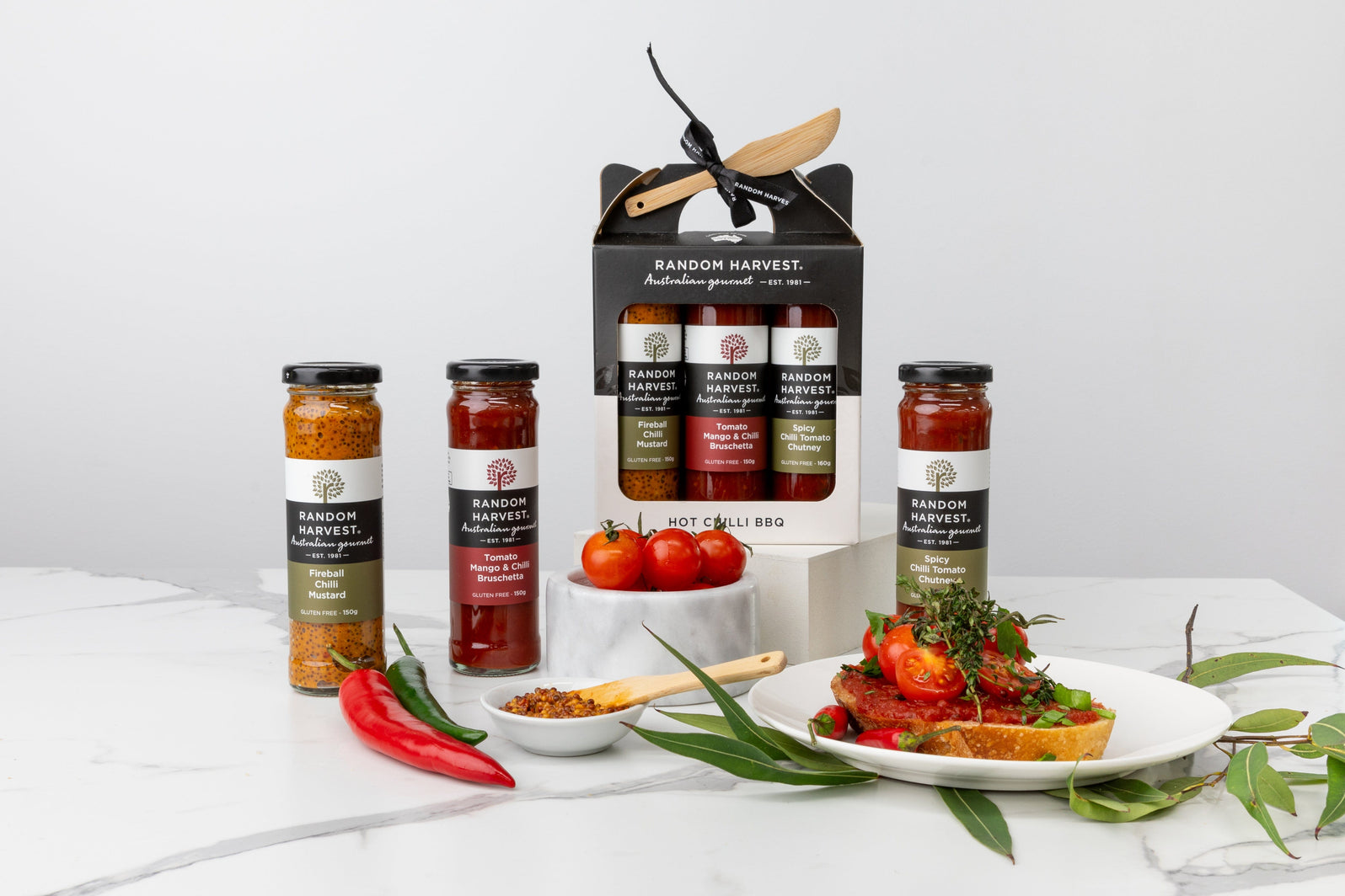 Image of Chutney Trio Carry Case Gift Pack | Random Harvest Gourmet