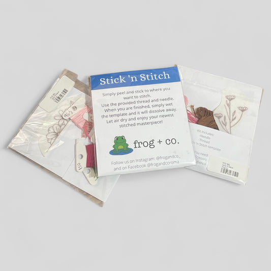 Stick 'n Stitch | Embroidery Kit | Assorted Patterns