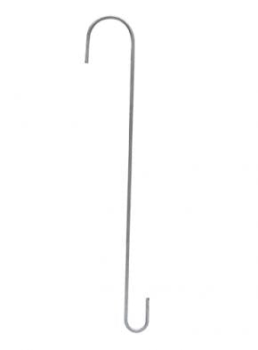 HOOK WIRE ‘S’ ZINC 60CM SEARLES