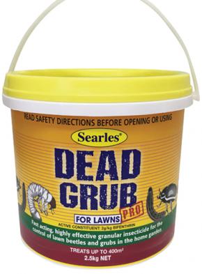 DEAD GRUB PRO FOR LAWNS 2.5KG (2G/KG BIFENTHRIN) SEARLES