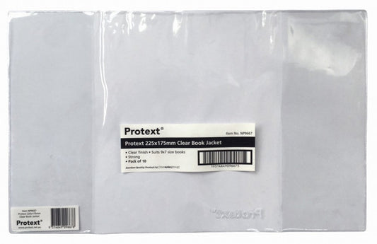 Clear Book Jacket A5 225x175mm