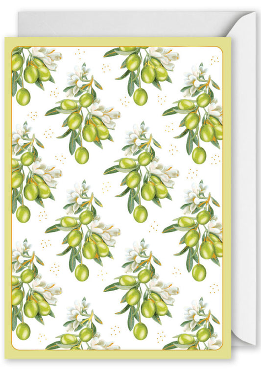 Blank Card | Olive leaves
