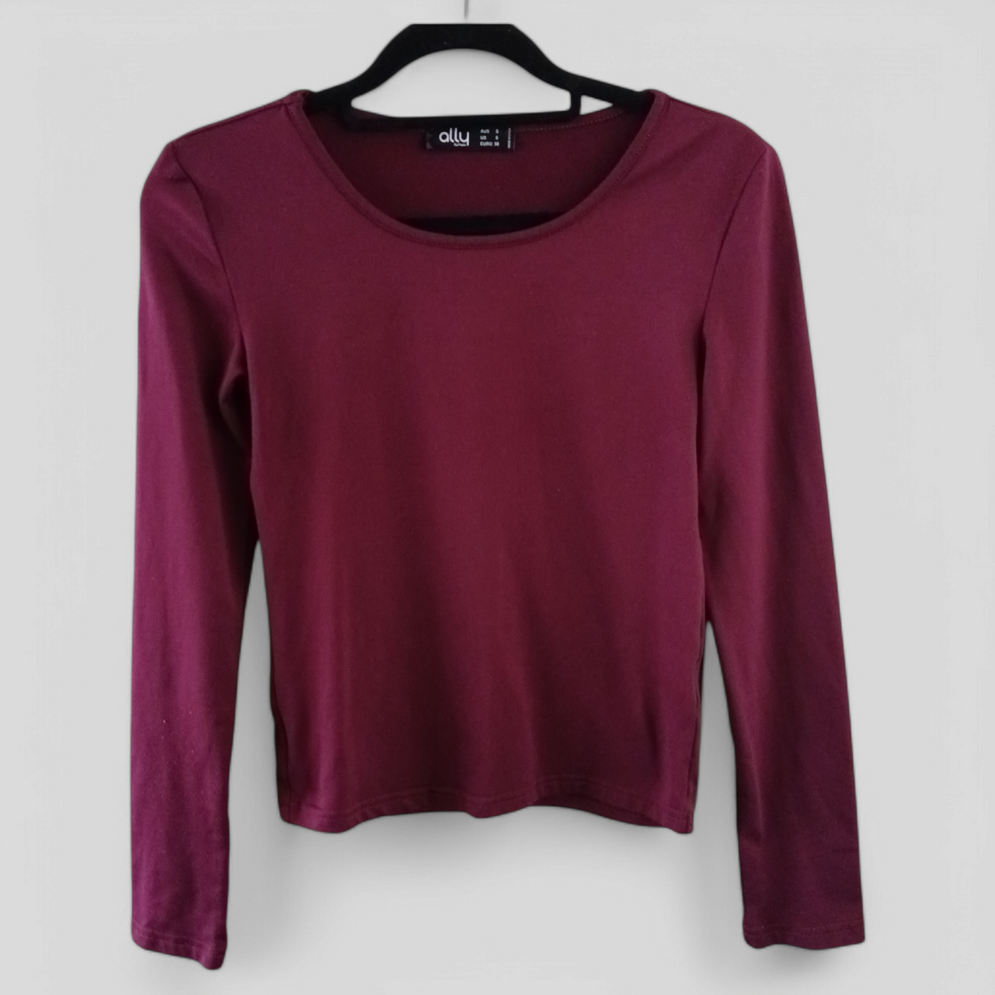 (S) Ally | Plum L/S Blouse