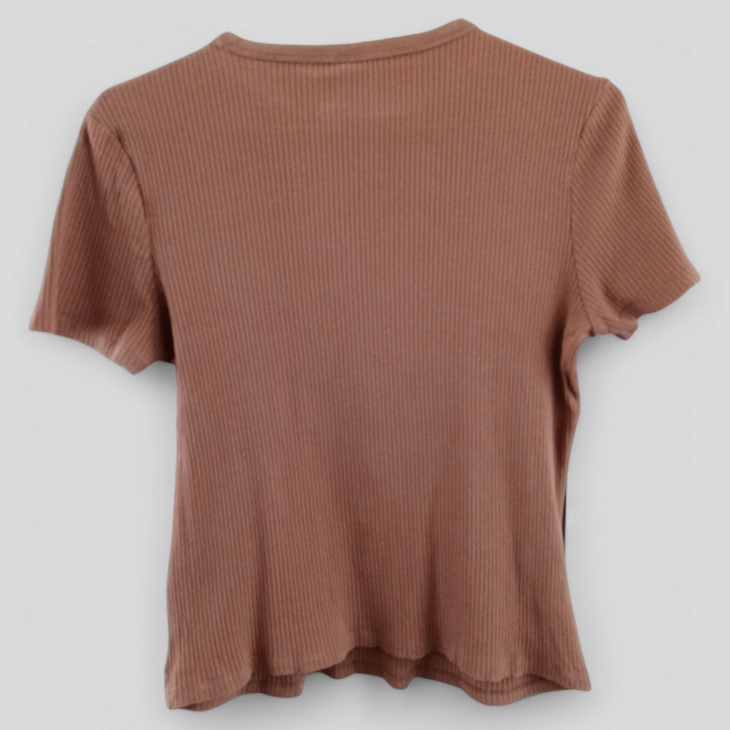 (12) Anko | Ribbed Tee Brown