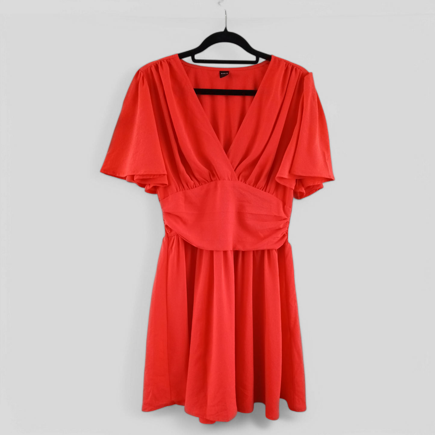 (M) Shein | Bright Orange/Red Dress