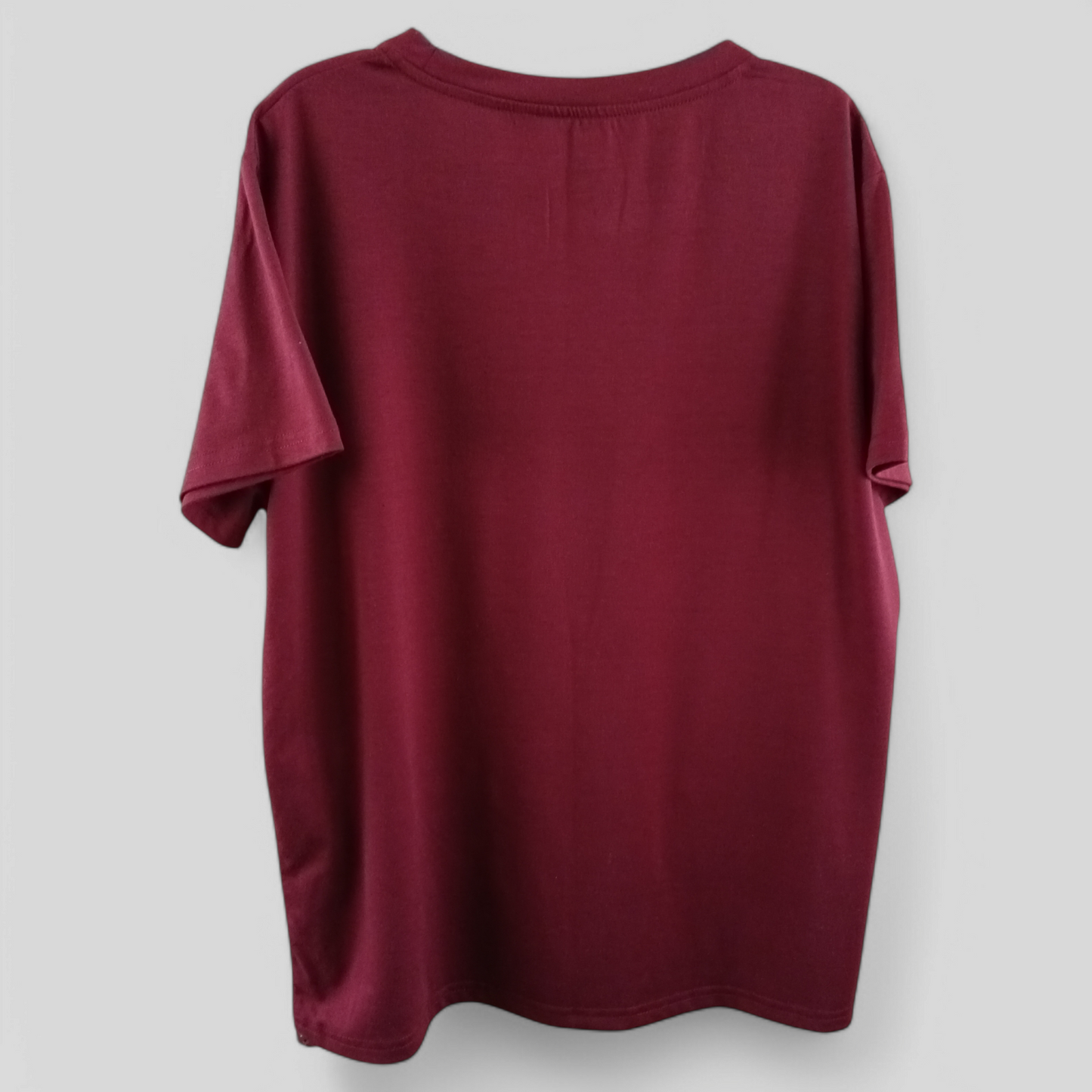 (XL) Shein | Maroon Lotus Tee