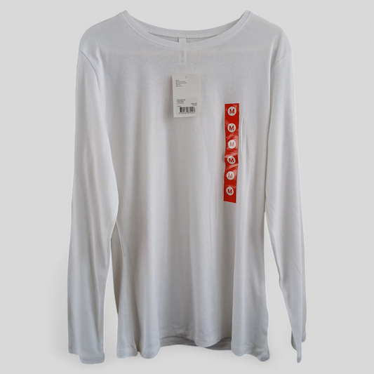 (M) BNWT | Big W | L/S Basic White Tee