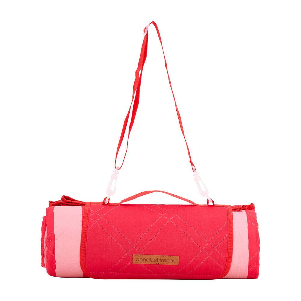 Image of Picnic Mat - Red Stripe