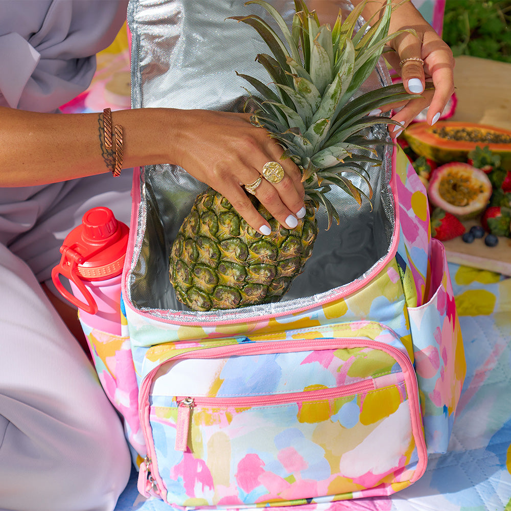 Image of Picnic Lunch Bag Backpack - Good Vibes