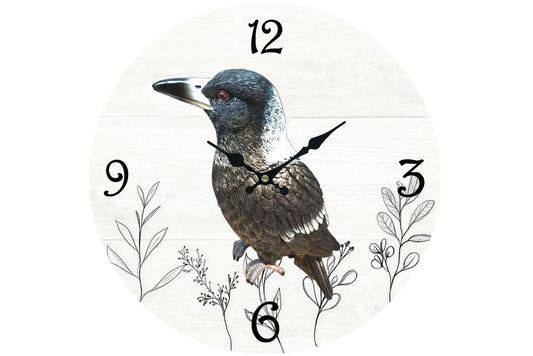 Magpie Wall Clock 34cm