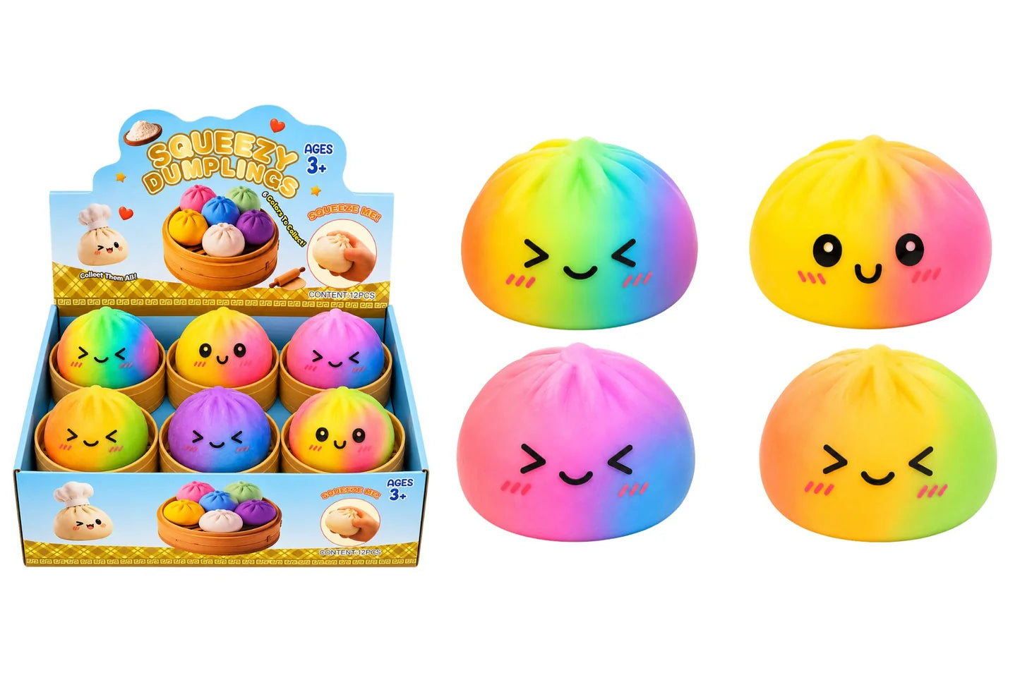 Squishy Mystery Multi-Colour Dumpling