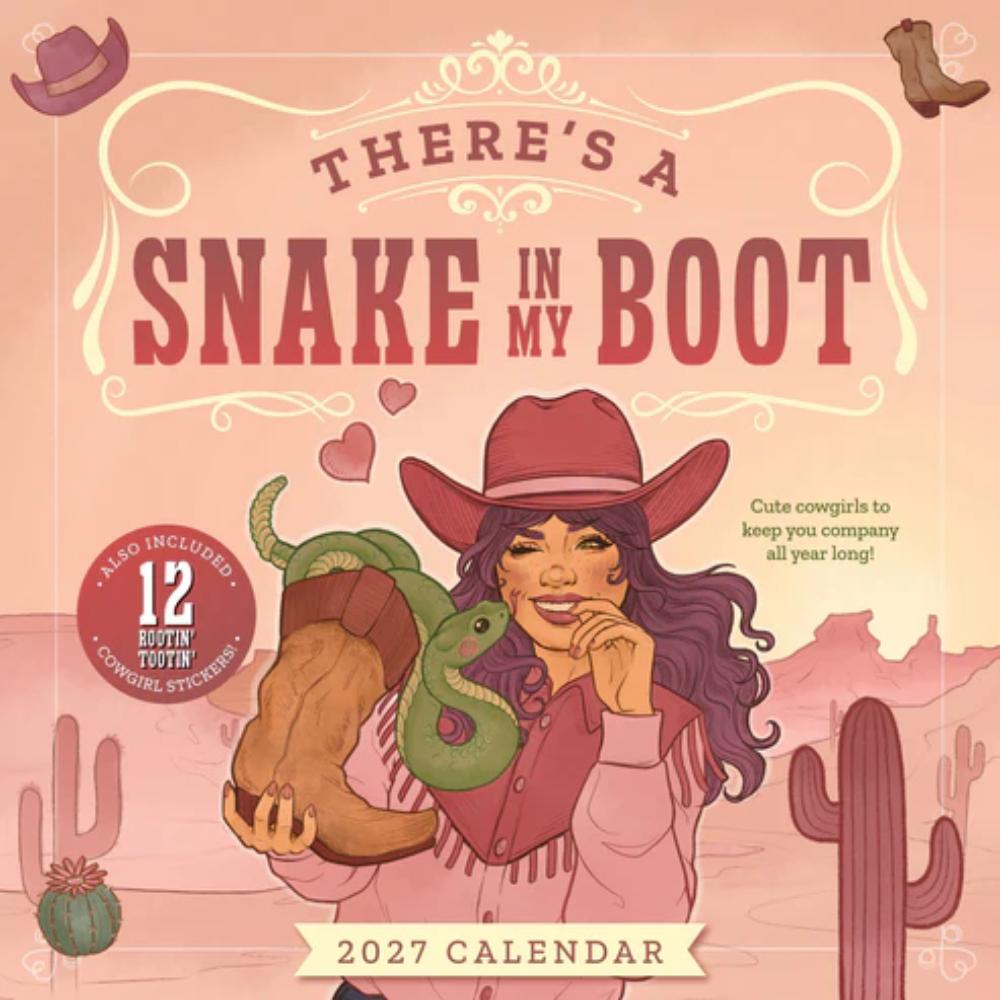 Image of 2027 There's a Snake in My Boot Wall Calendar