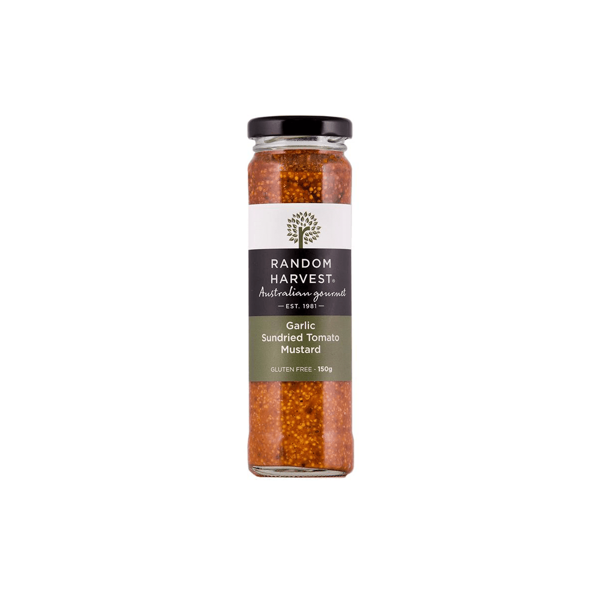 Garlic Sundried Tomato Mustard 150g | Random Harvest Gourmet