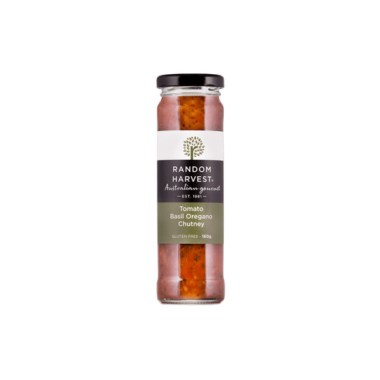 Tomato Basil Oregano Chutney 160g | Random Harvest Gourmet