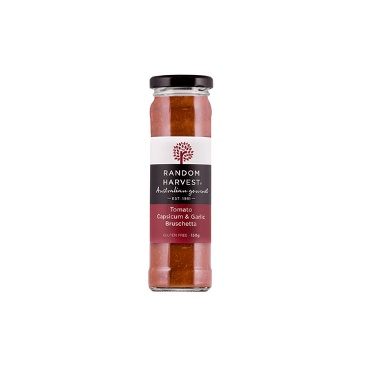 Tomato, Capsicum & Garlic Bruschetta 150gm | Random Harvest Gourmet
