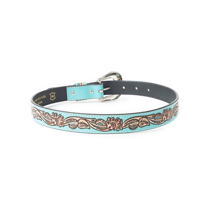 Image of Jenson Hill Kid's Belt In Turquoise