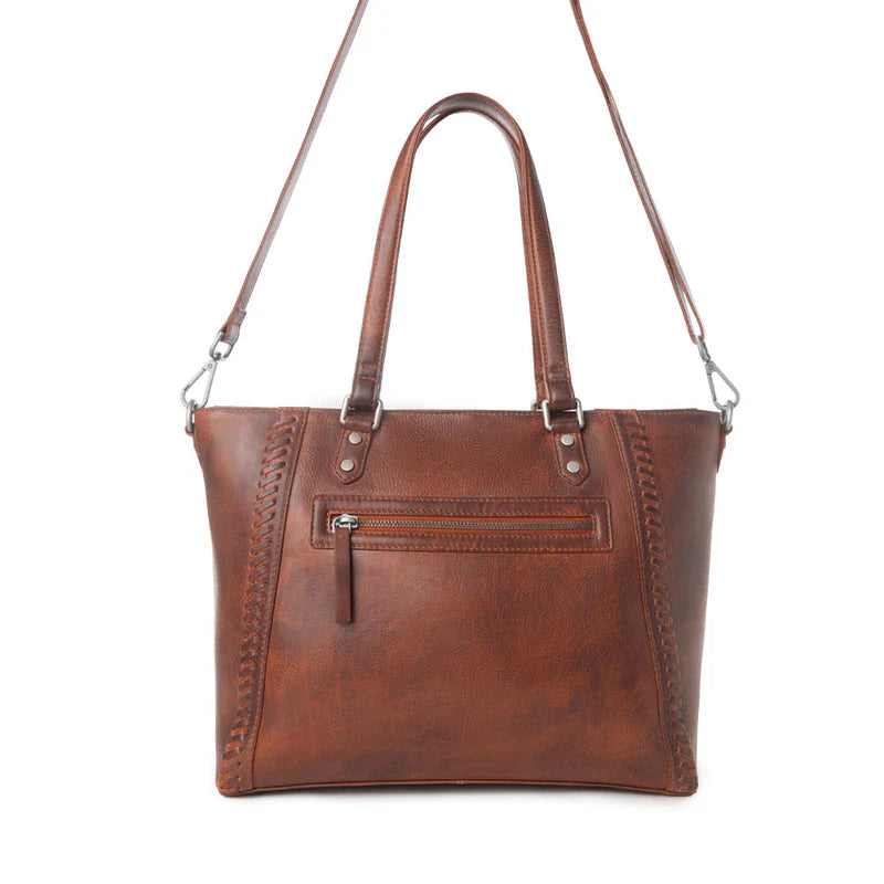 Zidana Arista Bloom Veg Tanned Leather Handbag