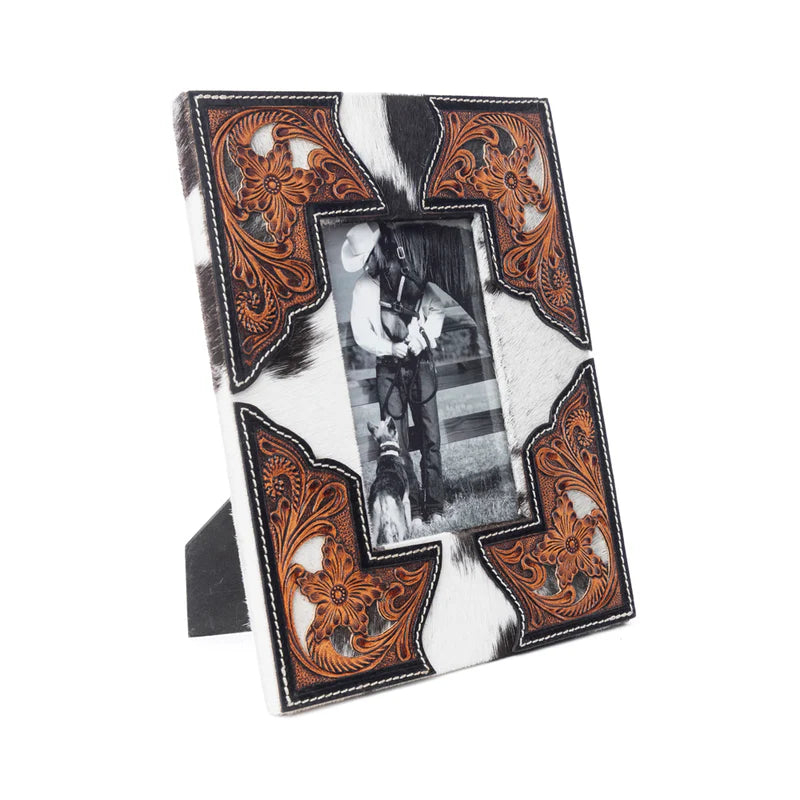 Cornerstone Handtooled Leather Photo Frame