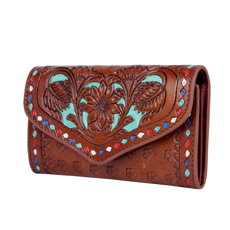 Vintage Blue Wallet