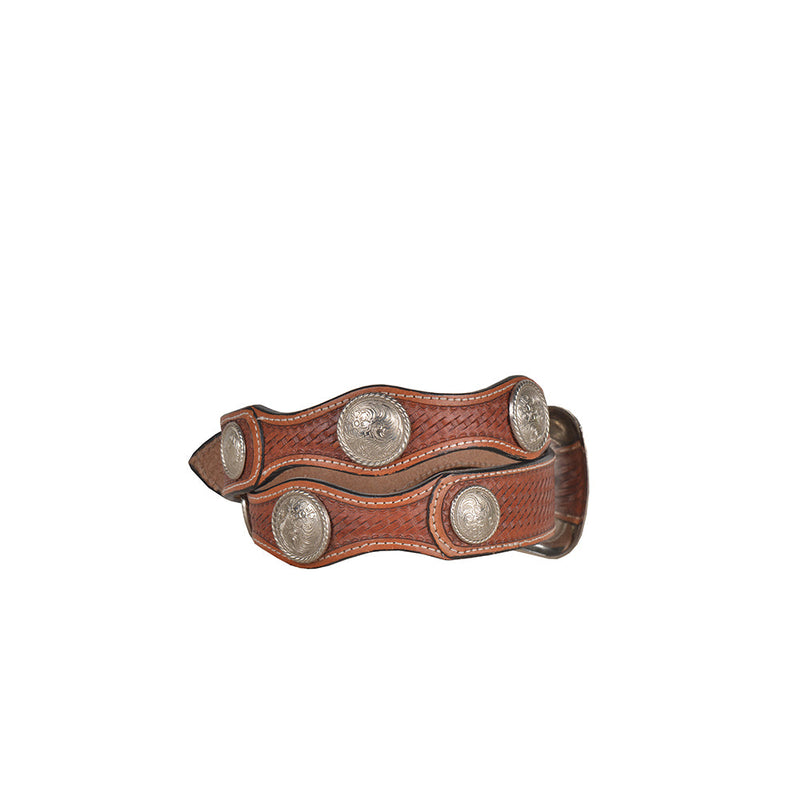 Image of Rustic Woods Hand-Tooled Leather Women's Belt