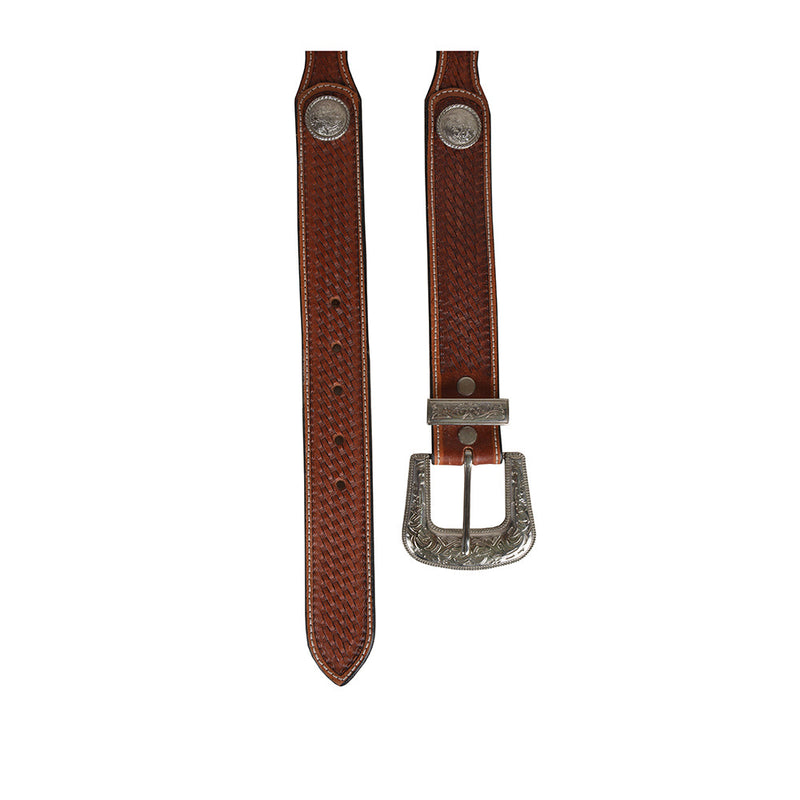 Image of Rustic Woods Hand-Tooled Leather Women's Belt