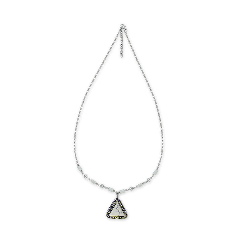 Image of Boho Chic Silver Necklace