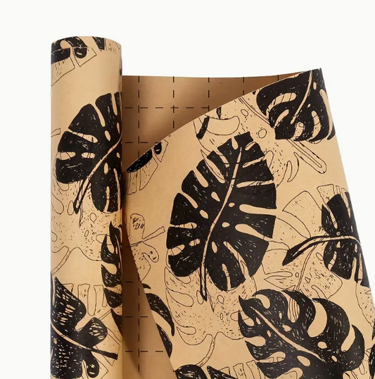43cmx3m Monstera Wrapping Paper