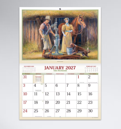 *PREORDER The Pioneers Stitched Calender