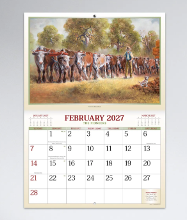 *PREORDER The Pioneers Stitched Calender