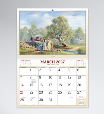 *PREORDER The Pioneers Stitched Calender
