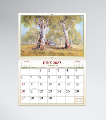 *PREORDER The Pioneers Stitched Calender