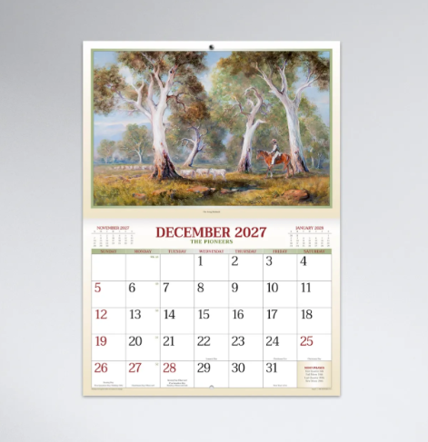 *PREORDER The Pioneers Stitched Calender