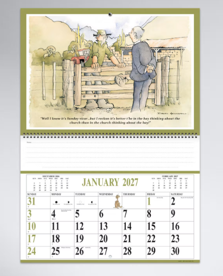 *PREORDER Jock's Country Life Calender