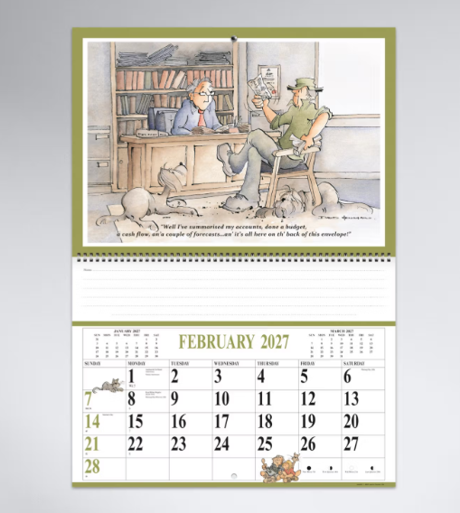 *PREORDER Jock's Country Life Calender