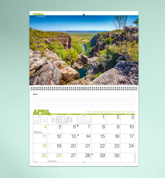 *PREORDER Hidden Places Calender
