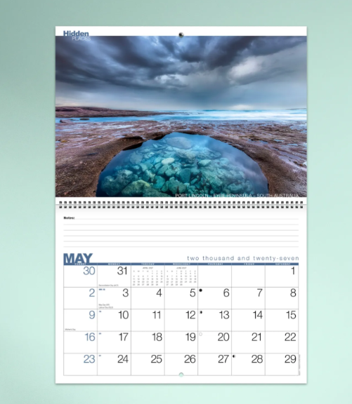 *PREORDER Hidden Places Calender