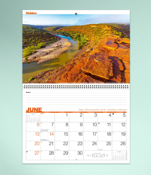 *PREORDER Hidden Places Calender