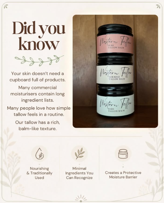 Image of Western Tallow - BARE Tallow Balm 50ml