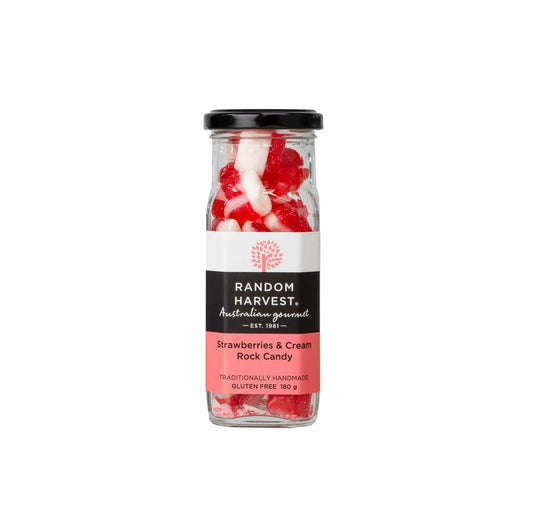 Strawberries & Cream Rock Candy 180g | Random Harvest Gourmet