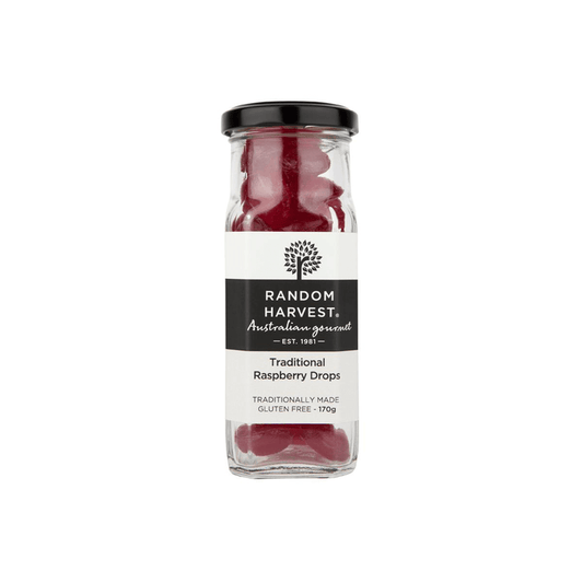 Traditional Raspberry Drops 170g | Random Harvest Gourmet