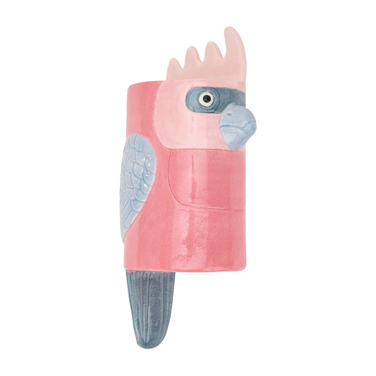 Wall Vase Pink Galah
