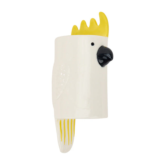 Wall Vase White Cockatoo