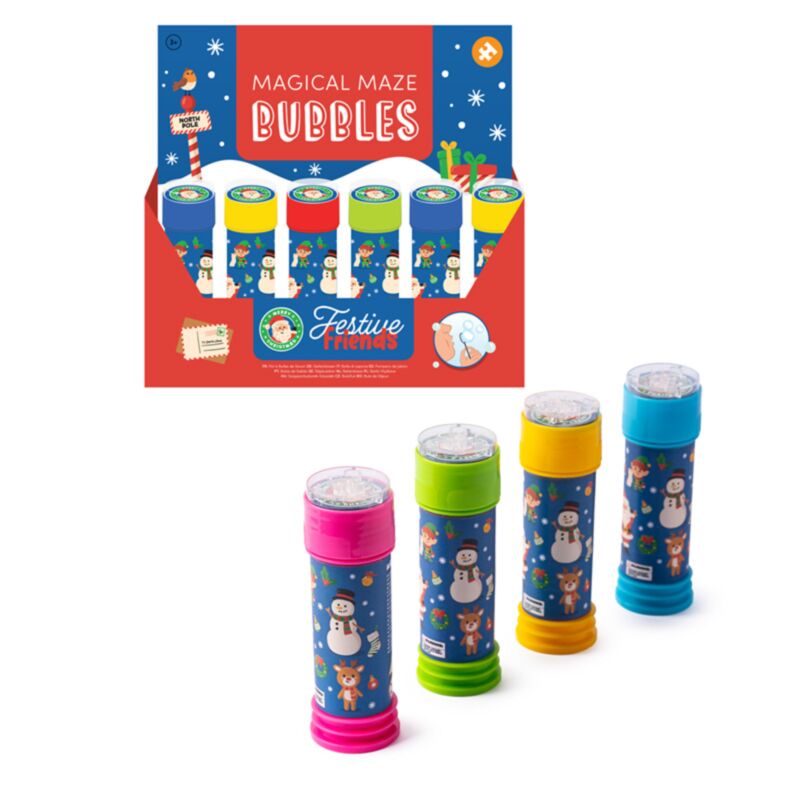Image of Festive Friends Christmas Maze Bubbles
