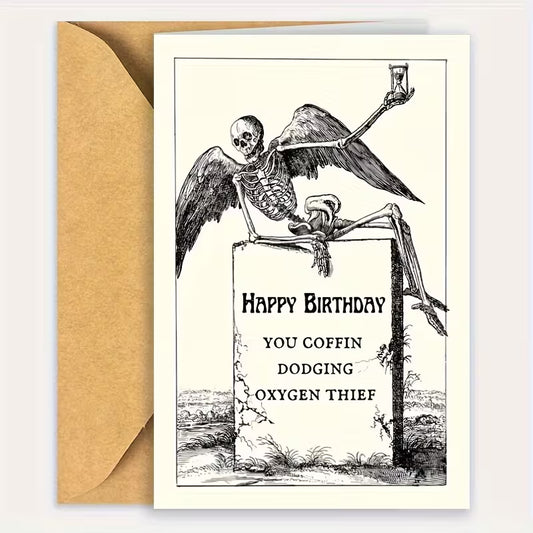 Birthday Card | Humour Coffin