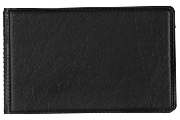 BUSINESS CARD FILE CUMBERLAND 70X110MM 24 CAP BLACK