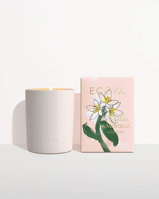 Ecoya | Mother's Day: Citrus Blossom & Magnolia Ceramic Candle