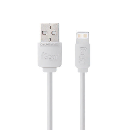 Image of iGear | CABLE IPHONE 5/6 1MTR - WHITE
