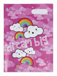BOOK JACKET SPENCIL SCRAPBOOK GIRL - RAINBOW CLOUD 2