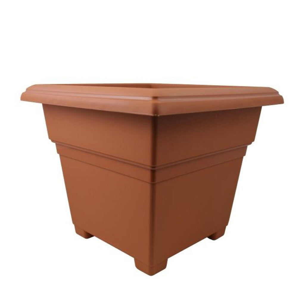 Image of 250mm Square Patio Tub (With Holes) Terracotta